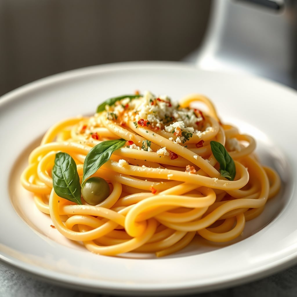 Fresh Pasta Carbonara with Stand Mixer Pasta Dough