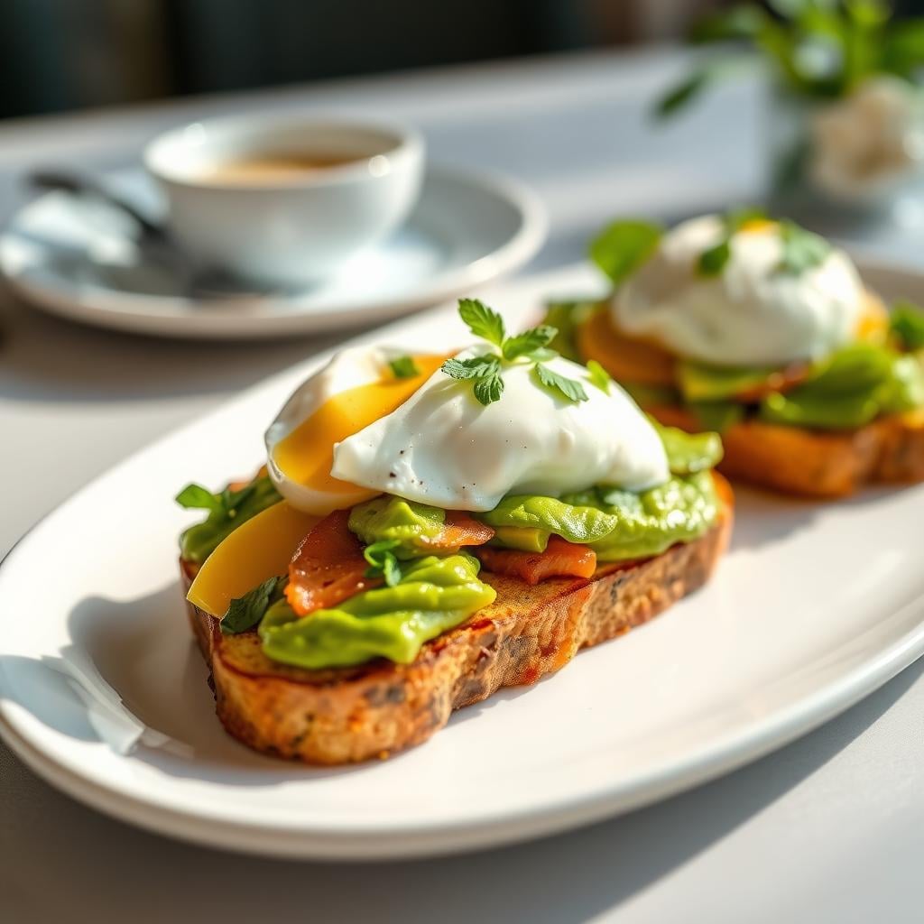 Avocado Toast with Poached Eggs - OttoChef AI | Discover Delicious Recipes