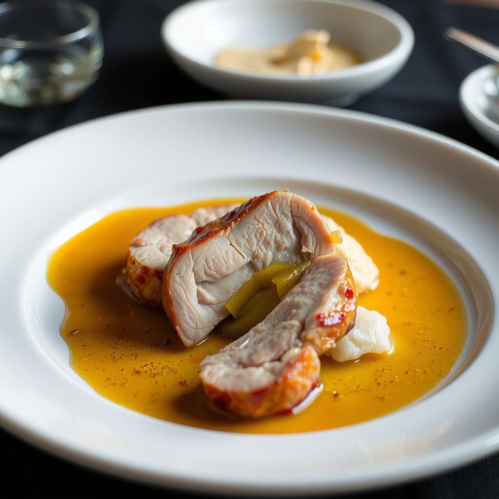 Cold-Activated Hot Mustard Glazed Pork Tenderloin