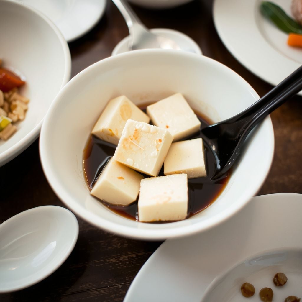 Korean Soy-Braised Tofu Bowl (Dubu Jorim Set)