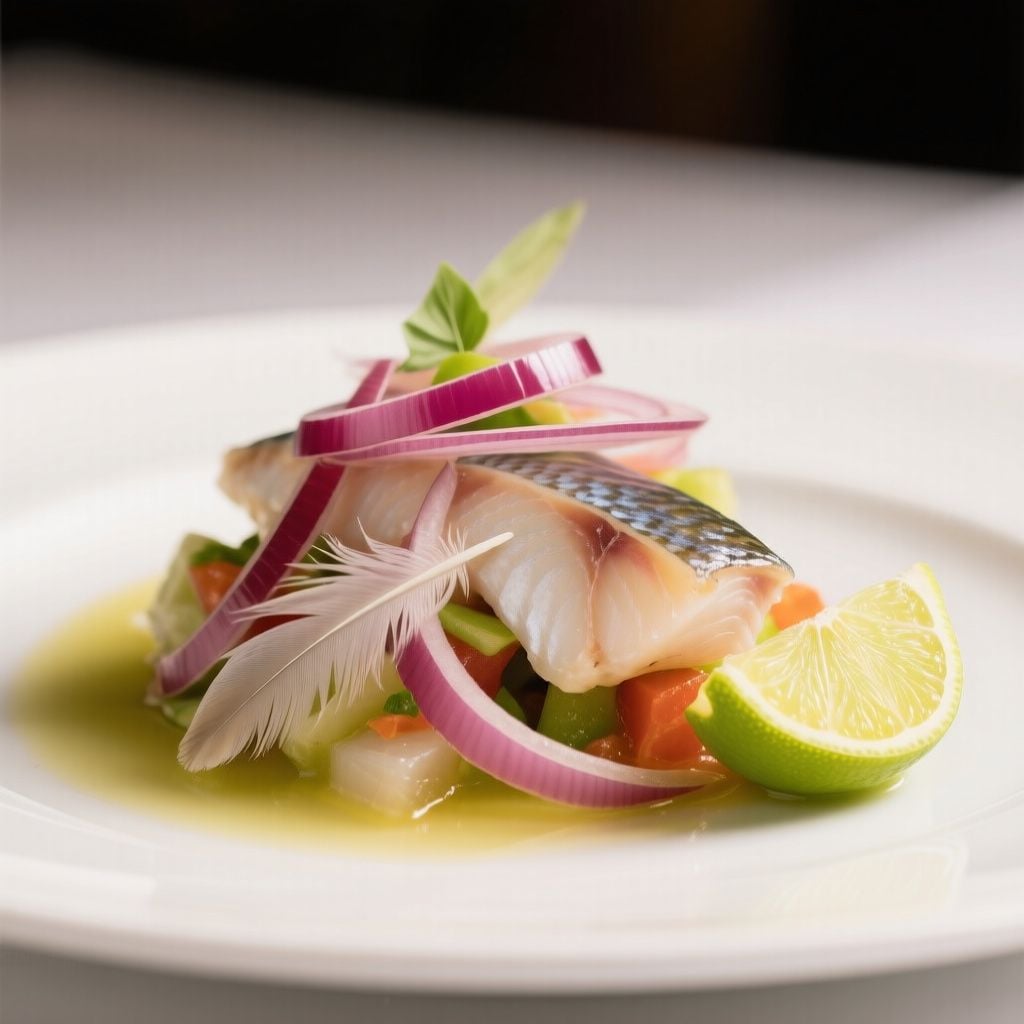 Classic Peruvian Sea Bass Ceviche (Ceviche Clásico)