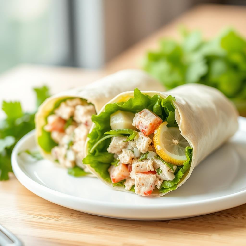 Lemon Dill Tuna Salad Wrap - OttoChef AI | Discover Delicious Recipes