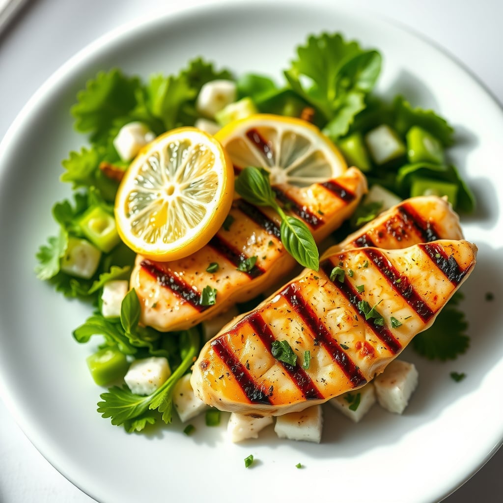Sustained Energy Power Bowl with Herb-Grilled Chicken