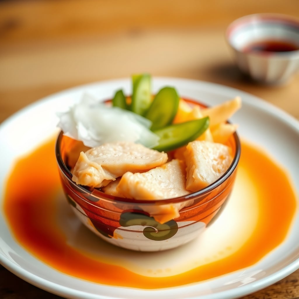 Ginger Chicken Soboro Don with Crisp Nukazuke Pickles