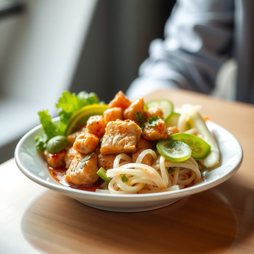 Vietnamese-Inspired Chicken Bánh Mì Bowl