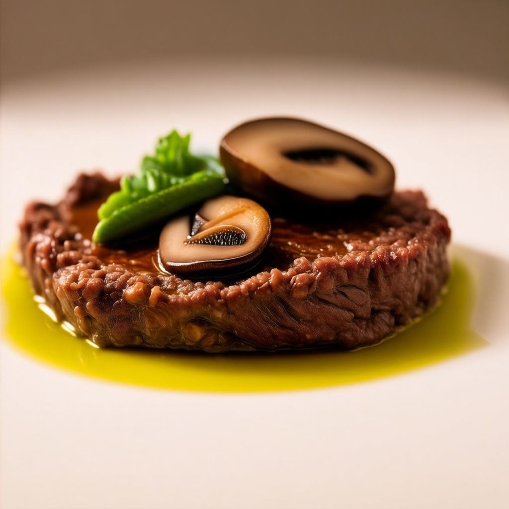 Synergistic Mushroom and Beef Salisbury Steaks