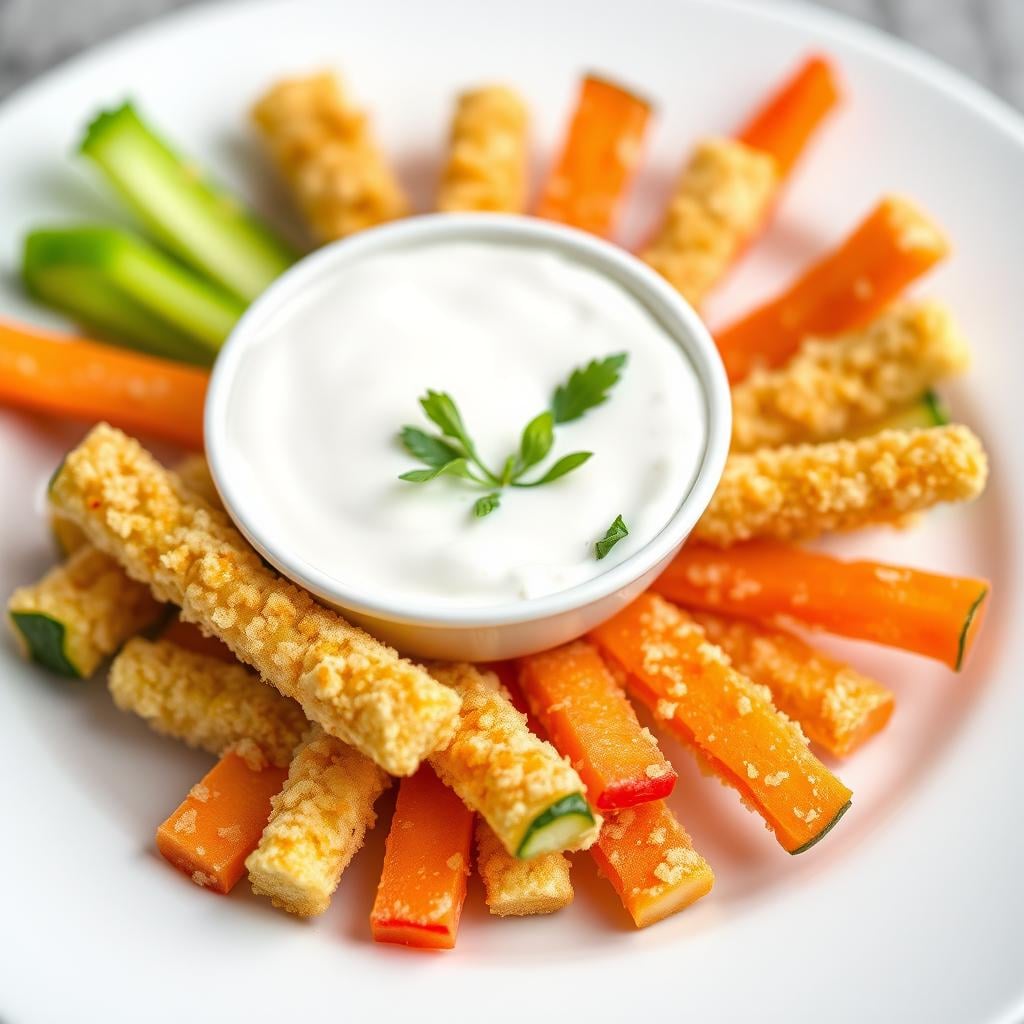 Crunchy Veggie Sticks with Ranch - OttoChef AI | Discover Delicious Recipes