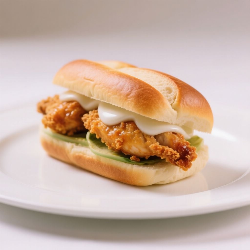 Crispy Hot Honey Chicken Sandwiches on Tangzhong Brioche Buns
